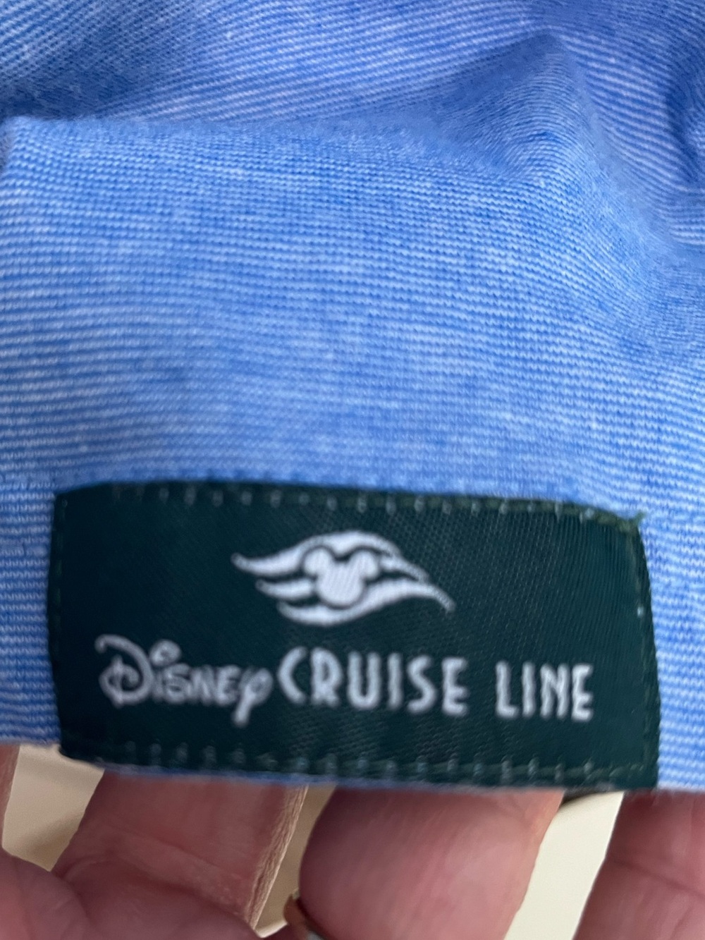 Disney Cruise Line Castaway Cay Blue Heather T Shirt Size Medium Mickey - Picture 4 of 7
